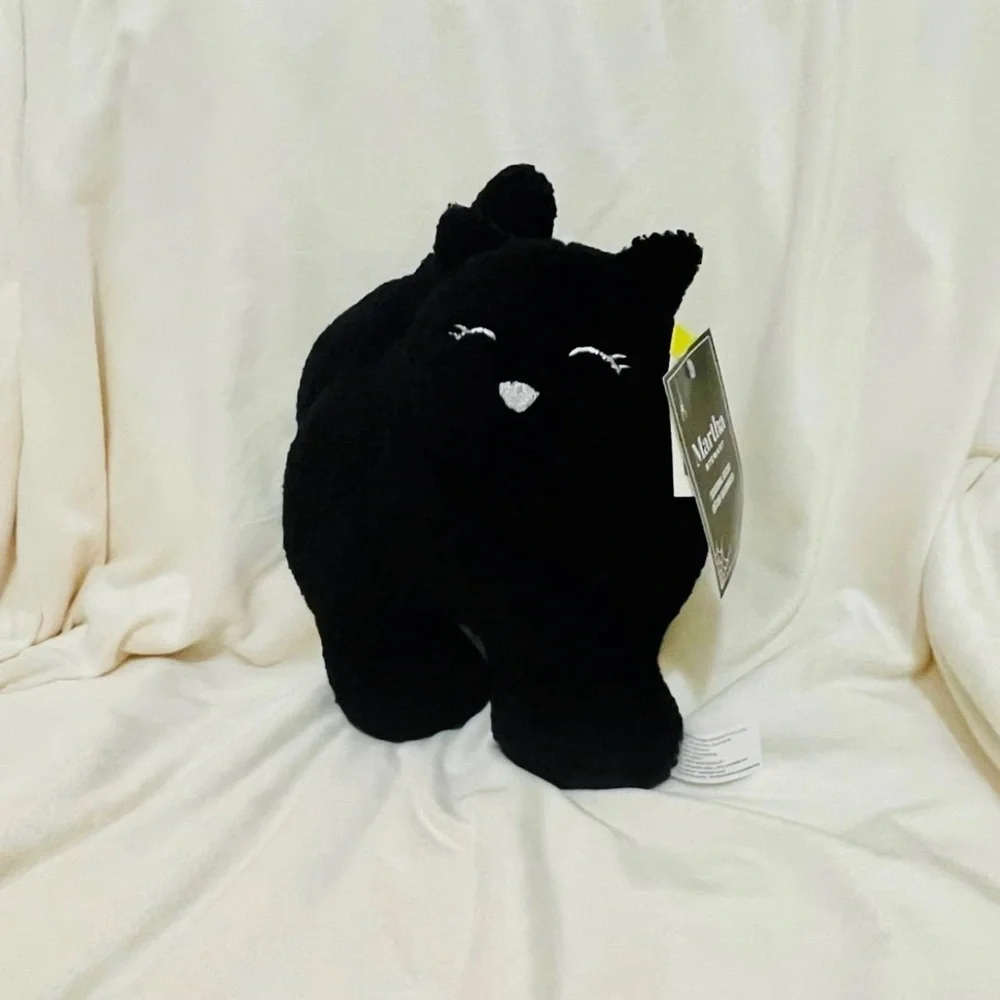 Martha Stewart Black Cat Pillow, Halloween Decor